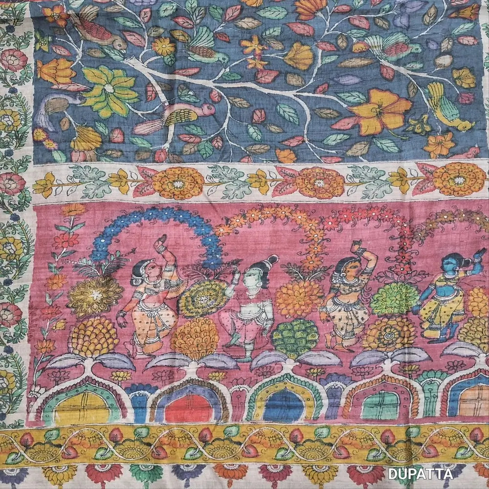 Designer dark onion pink viscous Silk unstitched salwar material,digital printed on daman(shiny,Lining Needed)matching silky Bottom,digital printed viscous silk dupatta.JN262901
