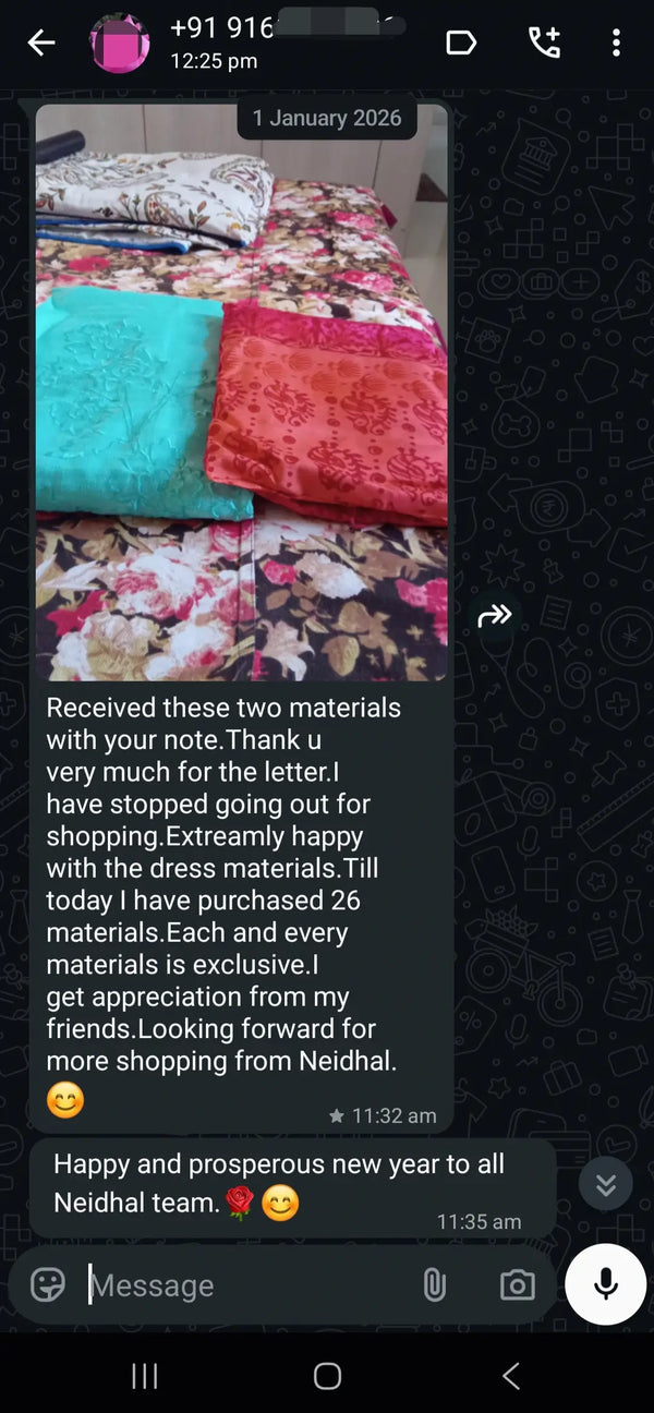 Received these two materials with your note. thank you very much for the letter.i have stopped going out for shopping.