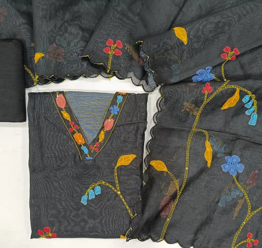 cotton silk dress material GANGA BHUMIKA S1815 FANCY ADORABLE COTTON SILK DRESS MATERIAL