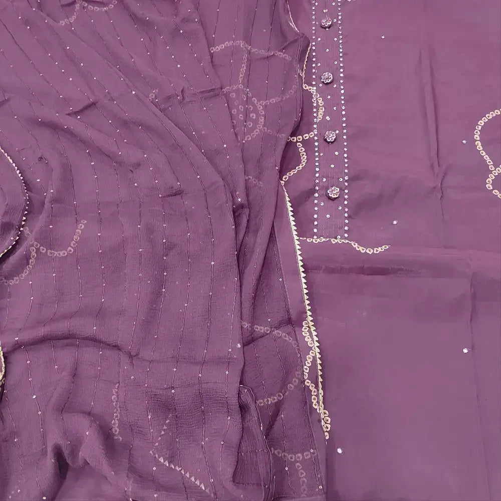 Beetroot purple soft silk cotton salwar material ap251502-Neidhal