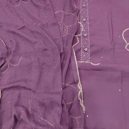Beetroot purple soft silk cotton salwar material ap251502-Neidhal