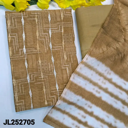 Beige digital printed printed fancy silk cotton salwar material jl252705-Neidhal