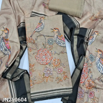 Beige digital printed silk cotton salwar material jn250604-Neidhal