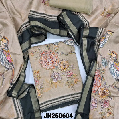 Beige digital printed silk cotton salwar material jn250604-Neidhal