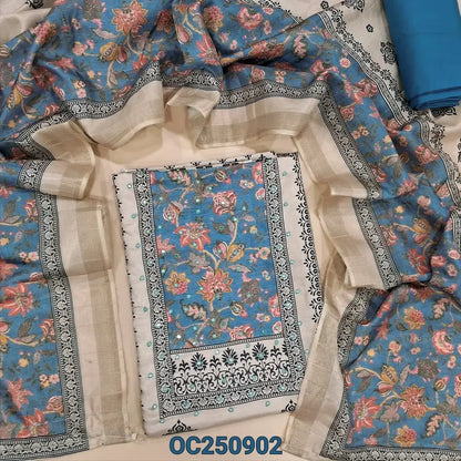 Beige semi gicha salwar material OC250902-Neidhal