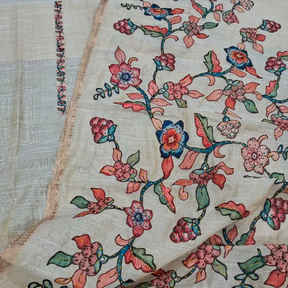 Beige tissue silk cotton salwar material my253105-Neidhal