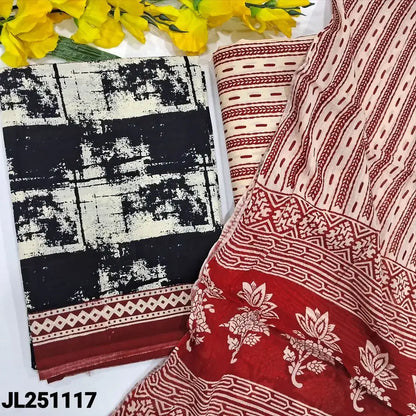 Black base printed pure cotton salwar material jl251117-Neidhal