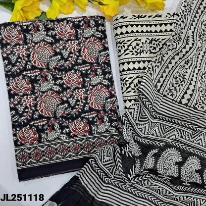 Black base printed pure cotton salwar material jl251118-Neidhal