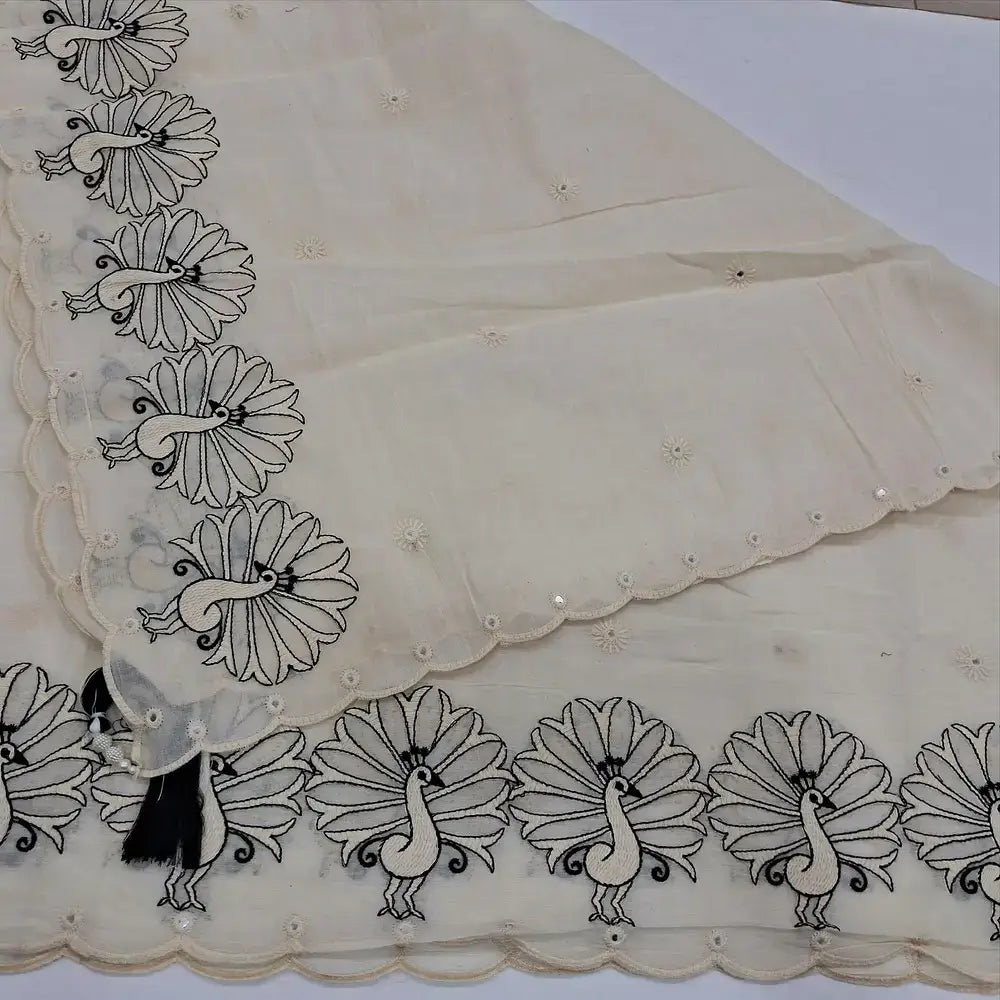 Black designer jakard cotton salwar material jn250514-Neidhal