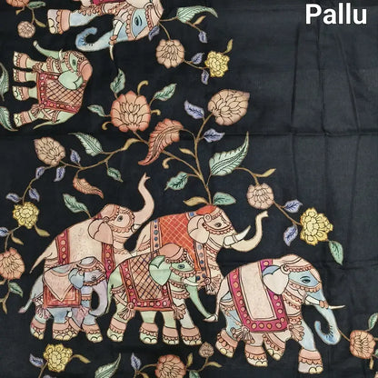 Black designer kota saree ns164-Neidhal