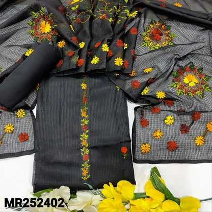 Black kota salwar material mr252402-Neidhal