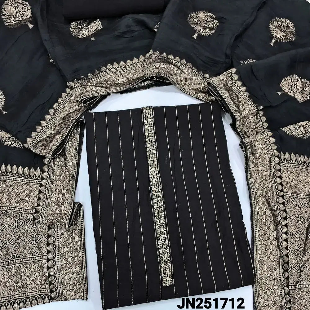 Black premium soft silk cotton salwar material jn251712-Neidhal