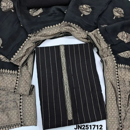 Black premium soft silk cotton salwar material jn251712-Neidhal