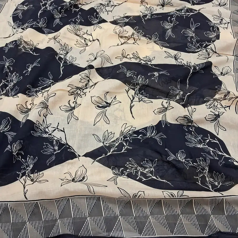 Black printed premium cotton salwar material my251504-Neidhal