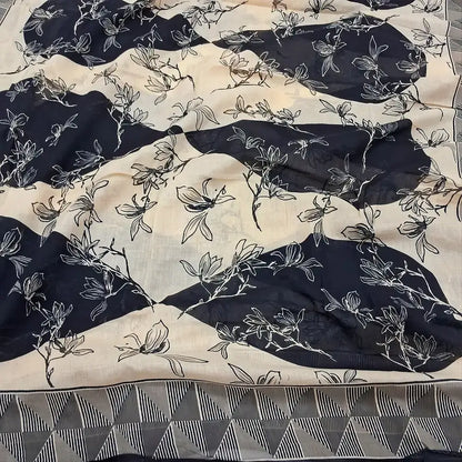 Black printed premium cotton salwar material my251504-Neidhal