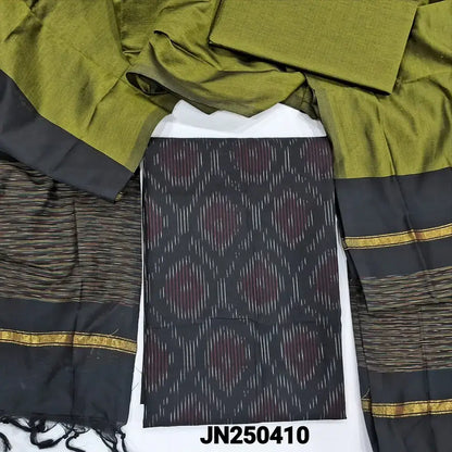 Black silk cotton salwar material jn250410-Neidhal