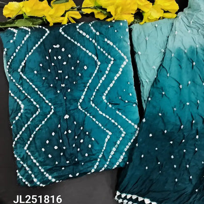 Blue dual shaded bandhini premium cotton salwar material jl251816-Neidhal