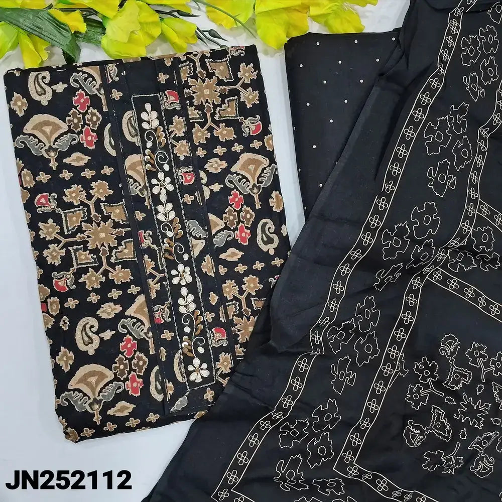 Blue patola printed cotton salwar material jn252113-Neidhal