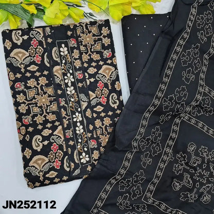 Blue patola printed cotton salwar material jn252113-Neidhal