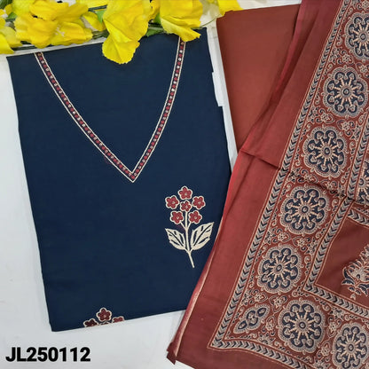 Blue premium cotton salwar material jl250112-Neidhal