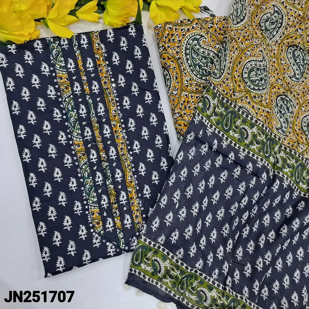 Blue printed pure soft cotton salwar material jn251707-Neidhal