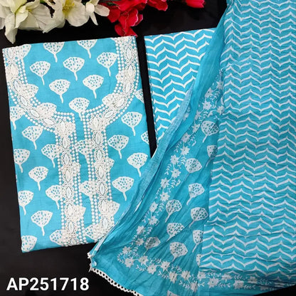 Blue printed soft cotton salwar material ap251718-Neidhal