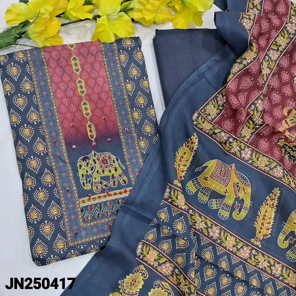 Blue printed soft cotton salwar material jn250417-Neidhal