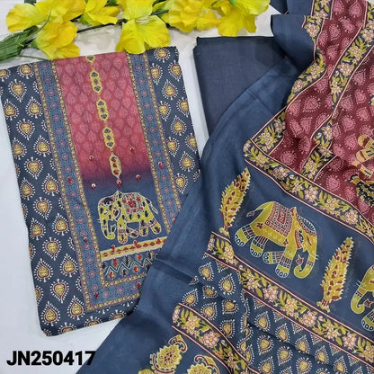 Blue printed soft cotton salwar material jn250417-Neidhal