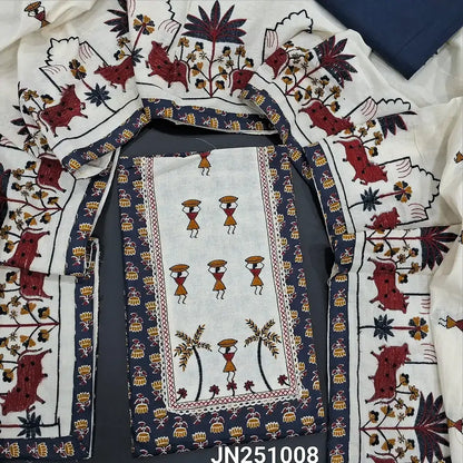 Blue printed soft cotton salwar material jn251008-Neidhal