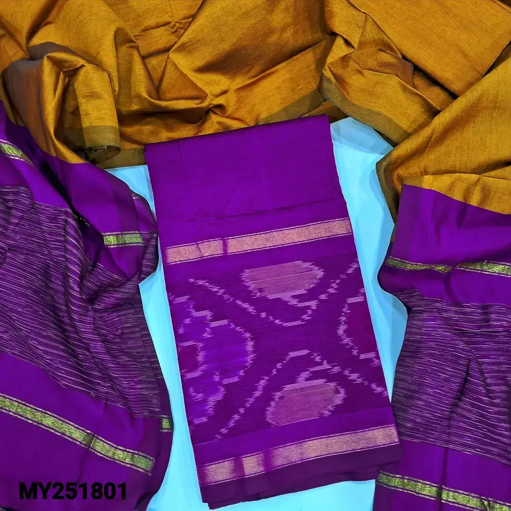 Blue silk cotton salwar material my251802-Neidhal