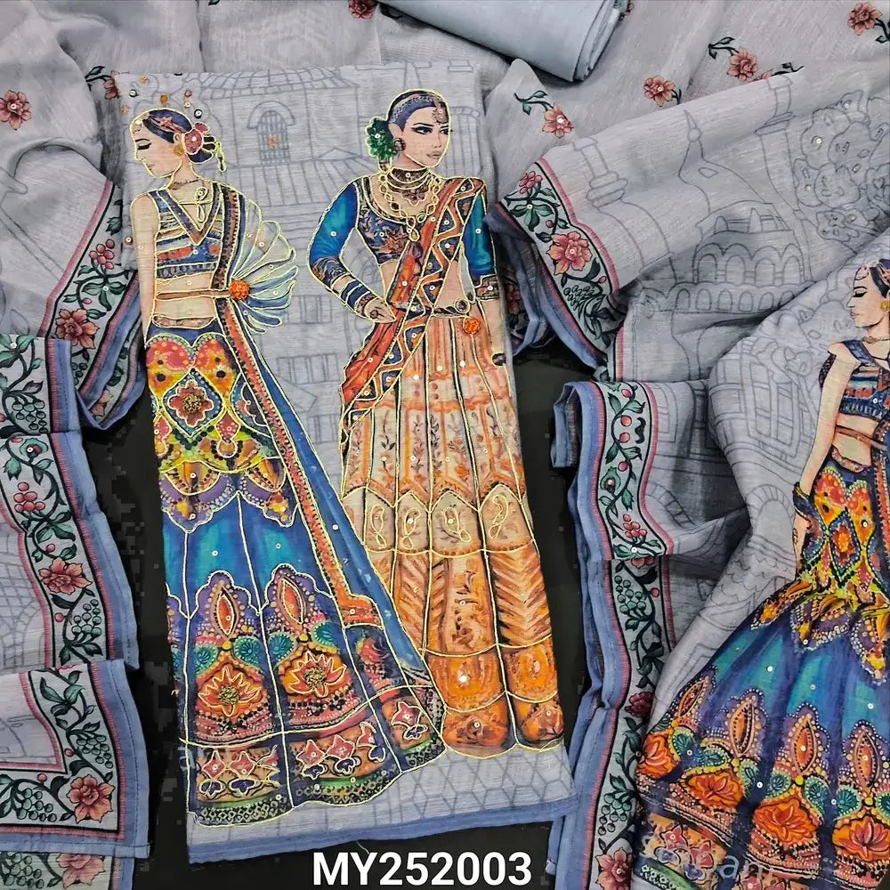 bluish grey designer silk cotton salwar material my252003-Neidhal
