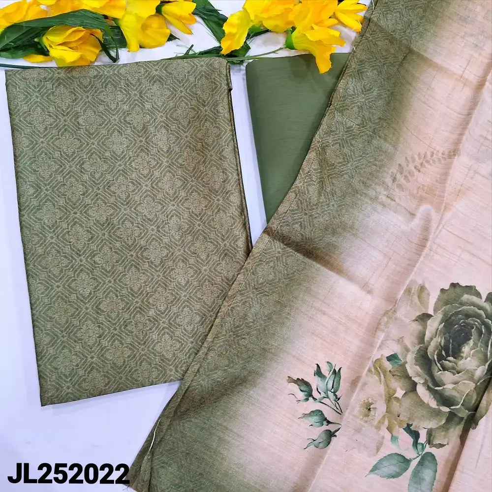 Cement green digital printed fancy silk cotton salwar material jl252022-Neidhal