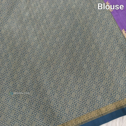 Dark Mauve Digital Printed Chappa Silk Saree Material – Neidhal