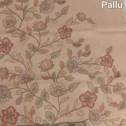 Golden beige printed tissue silk cotton saree ns169-Neidhal