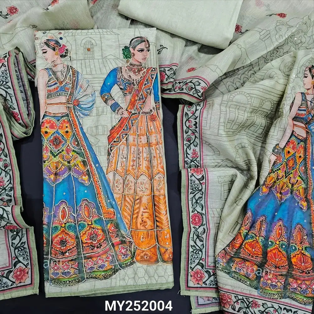 green designer silk cotton salwar material my252004-Neidhal