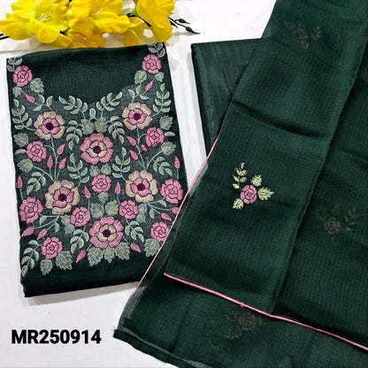 Green fancy kota silk cotton salwar material mr250914-Neihdal