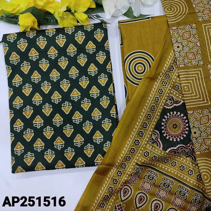 Green printed soft cotton salwar material ap251516-Neidhal
