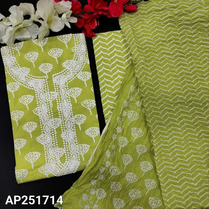 Green printed soft cotton salwar material ap251714-Neidhal