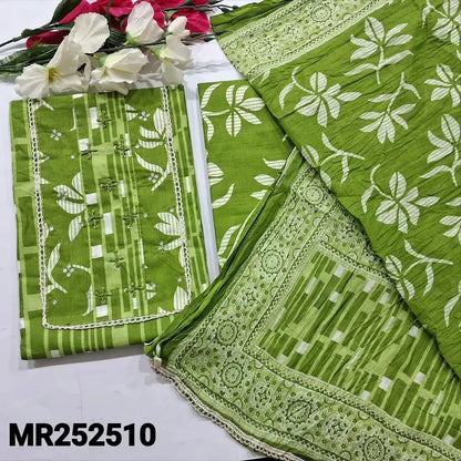 Green printed soft cotton salwar material mr252510-Neidhal