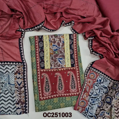 Green pure cotton salwar material OC251003-Neidhal