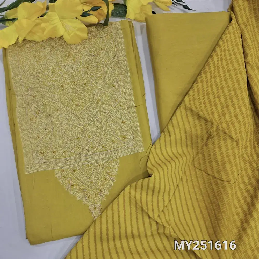 Green soft cotton salwar material my251616-Neidhal