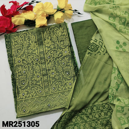Green super net salwar material mr251305-Neidhal