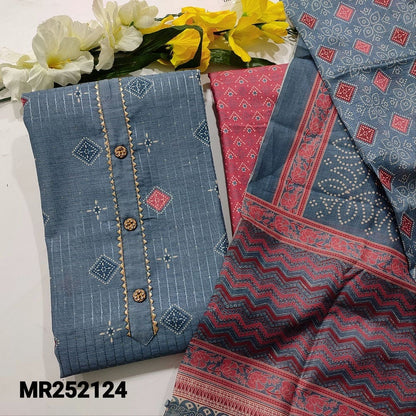 Grey digital printed silk cotton salwar material mr252124-Neidhal