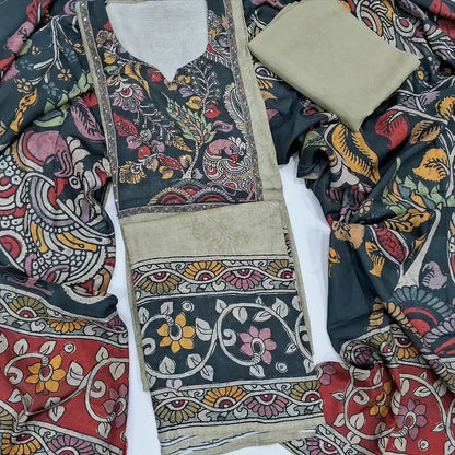 Grey digital sober printed maslin silk salwar material jn251201-Neidhal