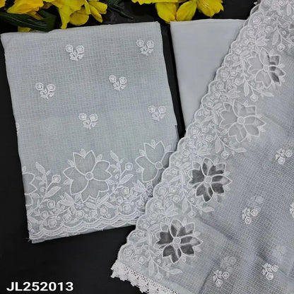 Grey kota silk cotton salwar material jl252013-Neidhal