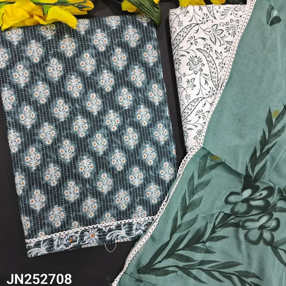 Grey printed kantha cotton salwar material jn252708-Neidhal