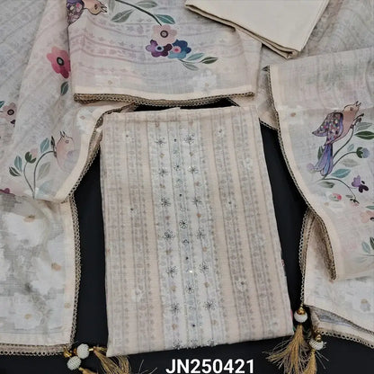 Half white designer digital printed premium linen salwar material jn250421-Neidhal