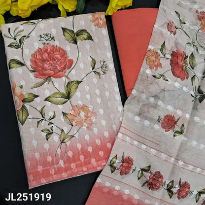 Half white fancy semi linen salwar material jl251919-Neidhal