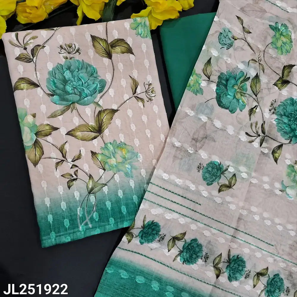 Half white fancy semi linen salwar material jl251922-Neidhal