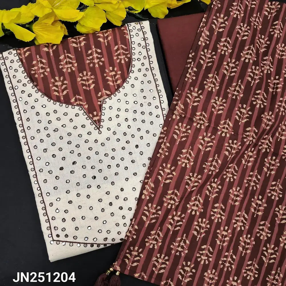 Half white flex cotton salwar material jn251204-Neidhal